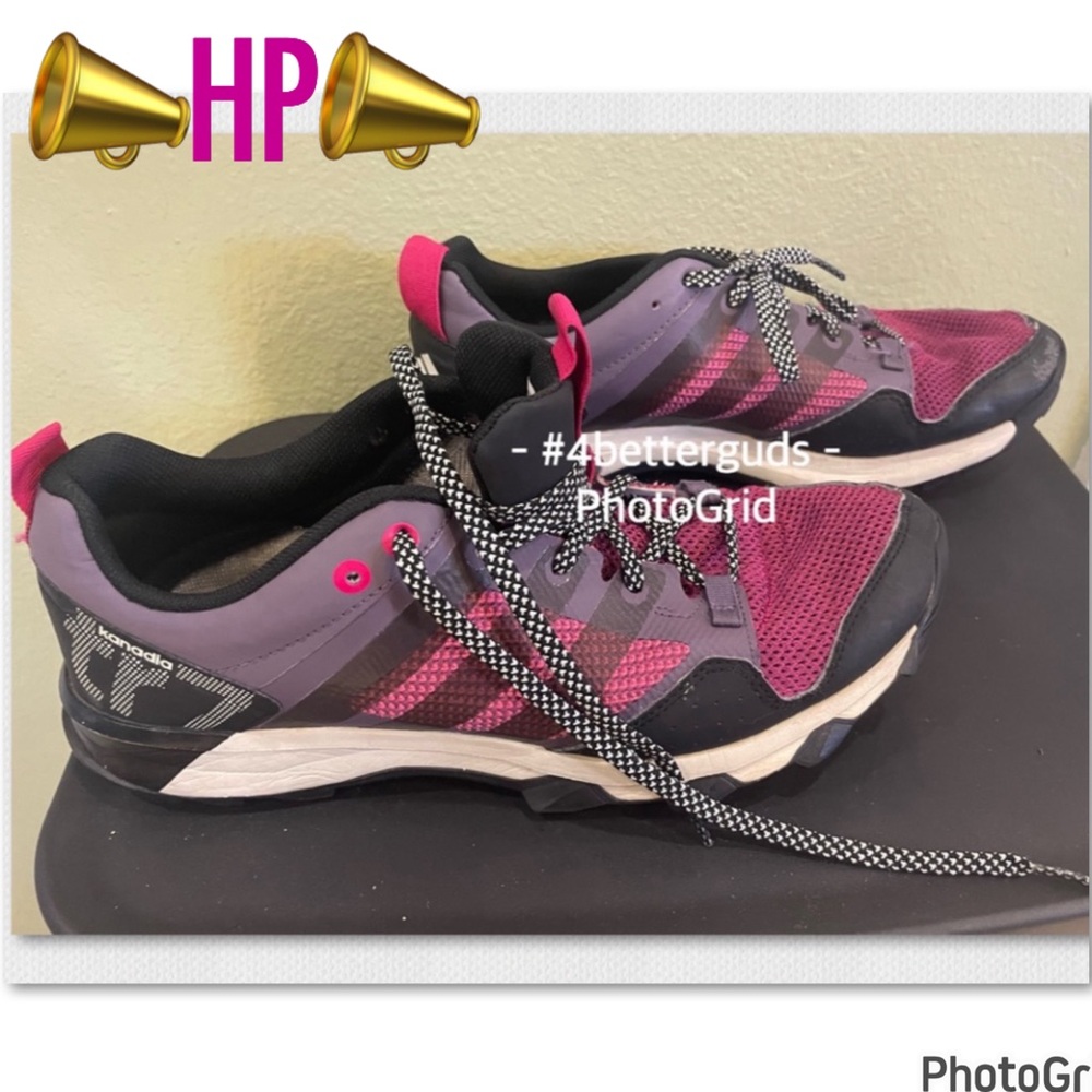 Adidas Kanadia TR7 Trail Running 7 Style AQ4713 Pink Purple Sneaker US 10 UK 8.5